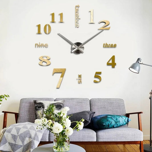 MONTRE MURALE 3D CHIFFRE G7 70CM