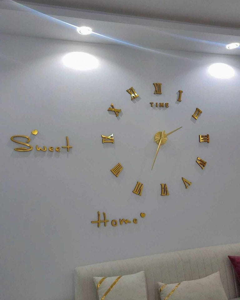 MONTRE MURALE 3D SWEET HOME